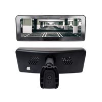 Master Tailgaters Frameless Rear View Mirror with 7" LCD Display and 4 Video Inputs - for Multi Camera Setups + Two Free Side Cameras