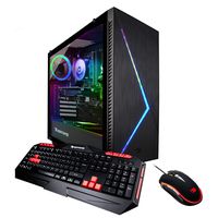 iBUYPOWER Pro Gaming PC Computer Desktop Slate2Pro 111A (AMD Ryzen 7 3700X 3.6GHz, NVIDIA Geforce RTX 2060 Super 8GB, 16GB DDR4 RAM, 2TB HDD, 240GB SSD, WiFi Included, Win 10 Home, VR Ready) Black