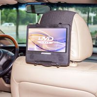 TFY Car Headrest Mount Holder for Swivel Screen Portable DVD Player and iPad Pro, Also Fit iPad Air and Other 9 Inch Tablets