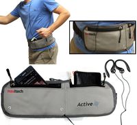 Navitech Grey MP3/MP4 Running/Jogging Water Resistant Sports Belt/Waistband Compatible with The Sony Walkman NWZ-A15 NWZ-A17 NW-A25 NW-A27