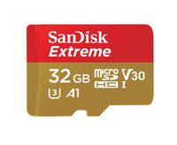 SanDisk Extreme 32GB MicroSDHC UHS-3 Card - SDSQXAF-032G-GN6MA