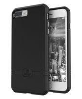 iPhone 8 Plus Case, iPhone 7 Plus Case, Slim Shock-absorbing Modern Slim Non-slip Grip Cell Phone Cases for Apple iPhone 8/7 Plus (Black)