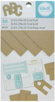 We R Memory Keepers 0633356608967 Paper Pad Punch Board & Punch-Kraft (50 Piece), 3 x 5