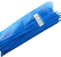 12" Heavy Duty Self Locking Nylon Cable Zip Ties,100 Pcs (Blue)
