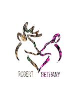 Deer Couple/ Hot Pink Camo and Camo/ personalized names/IF YOU DO NOT SEND US YOUR NAMES AT TIME OF ORDER WE SHIP WITHOUT NAMES