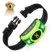 Valoinus Dog Bark Collar Adjustable Sensitivity and Intensity Levels-Dual Anti-Barking Modes-Rechargeable/Rainproof -No Barking Control Dog Shock Collar for Small Medium Large Dog (Green)