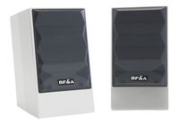 BF&A Bonfire Acoustic MM2B LAP TOP , DESK TOP PC Speaker(Silver)