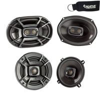 Polk Audio for Dodge Ram Truck 1994-2011 - Polk DB692 6X9 and DB522 5.25" Coaxial Speakers Bundle