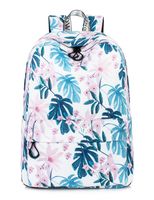 Leaper Floral Laptop Backpack Ink Painting School Bookbags Girls College Bag