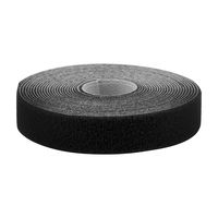 Power Gear Reusable Zip Ties with Hook and Loop Spool, 15 Ft Roll, Fastening Cable Wrap, Wire Organizer, Self-Adhesive Cable Ties, Great for Cable Management, Black, 10375