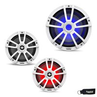 Infinity - A Pair of 822MLW Marine 8 Inch LED Speakers & A 1022MLW 10" Marine LED Subwoofer - White