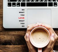 Do What You Love What You Do - MacBook Decal - Inspirational & Motivational MacBook Sticker Decals for Chromebook, MacBook Pro & Air, Laptops, Mac & PC - Positive Quotes & Sayings- Vinyl