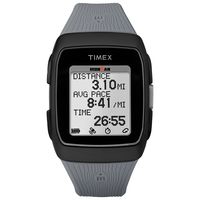 Timex Unisex TW5M11800 Ironman GPS Black/Gray Silicone Strap Watch