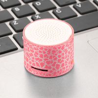 ONERIOME Portable Mini LED Speakers Lightweight Wireless Hands Free Speaker with TF Card Portable Bluetooth Speakers