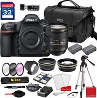 Nikon D850 DSLR Camera with AF-S 24-120mm VR Lens + Deluxe Accessory Kit (2 Battery Bundle)