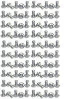 Cap SS Steel Screws 1/4" Tripod Quick Release QR Plate Camera Hex / Slot Combo (100)