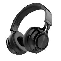 REETEC Wireless Bluetooth Headphones V5.0 with Mic, 20 Hrs Playing Time Over Ear HiFi Stereo Wireless Headphones Deep Bass Foldable Headset for Phone TV PC iPad Black