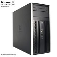 HP Pro 6200 Mini Tower Business High Performance Desktop Computer PC (Intel Core i3-2100 3.1GB Dual Core,6GB RAM DDR3,500GB HDD,DVD-ROM,Wi-Fi,Windows 10 Home 64)(Renewed)