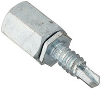 Platinum Tools JH953-100 3/8-16 Male Coupler with 3/4-Inch Self Drill Metal Screw, 100 Per Box