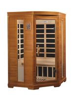 DYNAMIC SAUNAS AMZ-DYN-6225-02 Bilbao 2-Person Corner Far Infrared Sauna