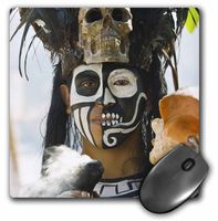 3dRose LLC 8 x 8 x 0.25 Inches Mouse Pad, Mexico Guerrero Zihuatanejo Mayan Culture Walter Bibikow (mp_86839_1)