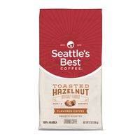 Seattle's Best Coffee Toasted Hazelnut Flavored Medium Roast Ground Coffee, 12 Ounce (Pack of 1)