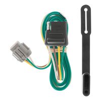 CURT 55441 Vehicle-Side Custom 4-Pin Trailer Wiring Harness for Select Nissan Frontier, Pathfinder, Xterra, Suzuki Equator