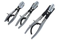 ABN Hose Pincher Pliers 3-Piece Crimping Pinch-Off Tool Set - Automotive Pinching Radiator, Coolant, Heater, Fuel Pinch