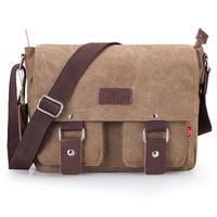 Bienna Vintage Canvas Messenger Bag Satchel Shoulder Crossbody Men Women