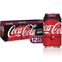 Coca-Cola Zero Cherry Diet Soda Soft Drink, 12 fl oz, 12 Pack