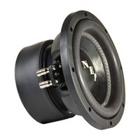 8" Dual 4 Ohm NEP Select Subwoofer: 500W RMS - 1000W MAX