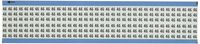 Brady WM-46-PK Repositionable Vinyl Cloth (B-500), Black on White, Solid Numbers Wire Marker Card (25 Cards)