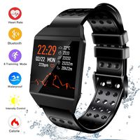 Bluetooth Smart Watch Fitness Tracker, Activity Tracker Heart Rate Sleep Monitor Message Reminder Pedometer Sport Watches Compatible with iOS Android Phones SmartWatch IP67 Waterproof for Men Women
