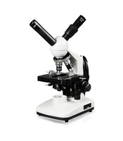 Vision Scientific VME0015-CXT-100-LD Dual View Compound Microscope, 10x WF Eyepieces, 40x-1000x Magnification, LED Illumination, 1.25 NA Abbe Condenser, Coaxial Coarse & Fine Focus, Mechanical Stage