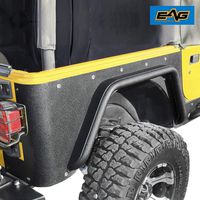 EAG Rear Fender Flares Fit for Corner Guards Off Road Armor 3 inch Fit for 97-06 Jeep Wrangler TJ