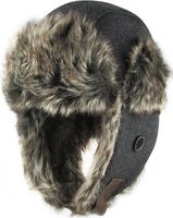 KBW-624 BLK Premium Aviator Trooper Trapper Hat Winter Cap
