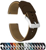 19mm Brown/Khaki - Barton Elite Silicone Watch Bands - Quick Release - Choose Strap Color & Width