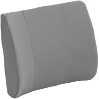 Therapist's Choice® Lumbar Seat Back Cushion W/Elastic Seat Positioning Strap (Gray)