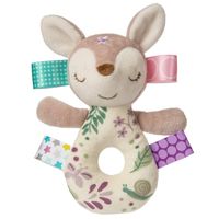 Taggies Embroidered Soft Ring Rattle