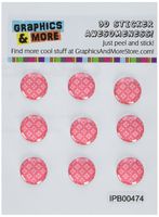 Graphics and More Pink Flower Elegance Home Button Stickers Fits Apple iPhone 4/4S/5/5C/5S, iPad, iPod Touch - Non-Retail Packaging - Clear