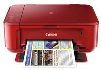 Canon PIXMA MG3620 Wireless All-In-One Color Inkjet Printer with Mobile and Tablet Printing, Red