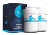 GE MWF Water Filter Replacement. Compatible Models for GE: MWF, MWFA, MWFP, MWFAP, MWFINT, GWF, GWFA, HWF, HWFA, HDX FMG-1, Smart Water, WFC1201, GSE25GSHECSS, 197D6321P006 2 Pack -Mist