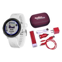 Garmin Forerunner 245 Music White Clever Training Power Bundle