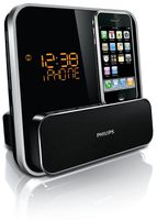 Philips DC315/37 Speaker System for 30-Pin iPod/iPhone with LED Clock Radio (Black)