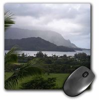 Hanalei Bay, Kauai island, Hawaii, USA - US12 DFR0130 - Mouse Pad, 8 by 8 inches (mp_143906_1)