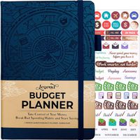 Legend Budget Planner - Deluxe Financial Planner Organizer & Budget Book. Money Planner Account Book & Expense Tracker Notebook Journal for Household Monthly Budgeting & Personal Finance -Mystic Blue