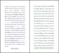 Quiplip Funny Fill-in-The-Blank Miss You and Belated Birthday Cards, 6-Pack (QL04326PCK)