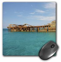 Cement shipwreck, Barnett Harbour, Bahamas-CA05 MPR0016 - Maresa Pryor - Mouse Pad, 8 by 8 inches (mp_75119_1)