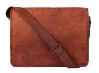 Rustic Town 11 inch Vintage Crossbody Genuine Leather iPad Messenger Bag (For 10.5 inch iPad Pro)