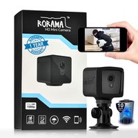 RORAMA Mini Spy Camera Wireless Hidden - Premium Quality HD 1080P WiFi - Night Vision & Motion Detection for Indoor Outdoor Waterproof - Security Camera Home/Car/Nanny - Video Recorder Live Streaming